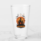 Spooky Halloween Drink Glass Design Glas (Achterkant)