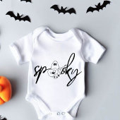Spooky Halloween Dude Baby Body, Spooky Season  Romper