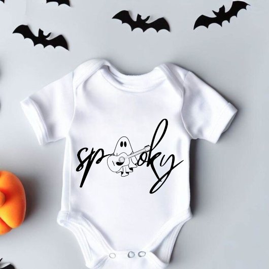 Spooky Halloween Dude Baby Body, Spooky Season  Romper