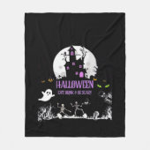 Spooky Halloween Eat Drink And Be Scary Classic Fleece Deken (Voorkant)