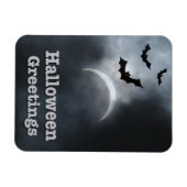 Spooky Halloween Eclipse Greetings Magneet (Horizontaal)