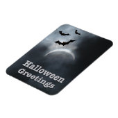 Spooky Halloween Eclipse Greetings Magneet (Linkerzijde)