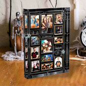 Spooky Halloween Family Photo Collage Lijst Fotoblokken