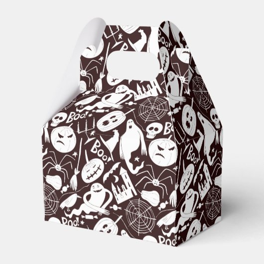 Spooky Halloween Favor Box Bedankdoosjes (Voorkant Zijde)