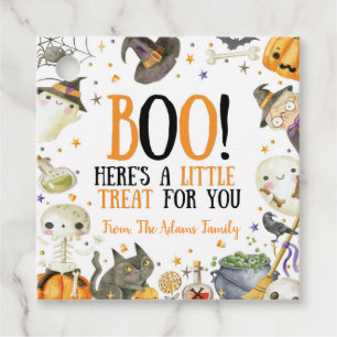 Spooky Halloween Favor Tags Bedankjes Labels