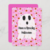 Spooky Halloween  Feestdagenkaart (Voorkant / Achterkant)