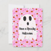 Spooky Halloween  Feestdagenkaart (Voorkant)