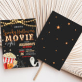 Spooky Halloween Film Night Verjaardagsfeest Kaart