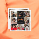 Spooky Halloween-fotokaart<br><div class="desc">Moderne scriptkalligrafie.</div>