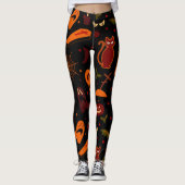Spooky Halloween Fun Leggings (Voorkant)