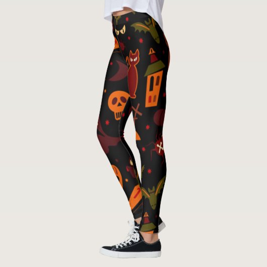 Spooky Halloween Fun Leggings (Links)