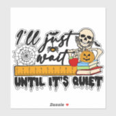 Spooky Halloween FUNNY Sticker (Vel)