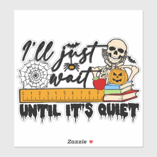 Spooky Halloween FUNNY Sticker (Vel)