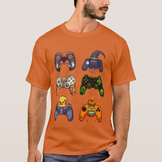 Spooky Halloween Gaming Controllers Halloween jong T-shirt