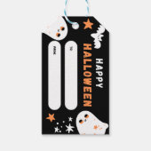 Spooky Halloween geesten, en vleermuizen Cadeaulabel (Voorkant)