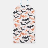 Spooky Halloween geesten, en vleermuizen Cadeaulabel (Achterkant)