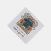 Spooky Halloween, gepersonaliseerd Servet (Hoek)