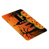 Spooky Halloween gesneden pompoenen magneet (Rechterzijde)