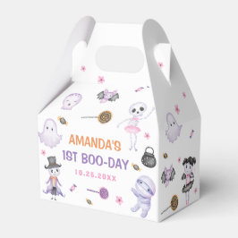 Spooky Halloween Ghost 1st Birthday Party Bedankdoosjes