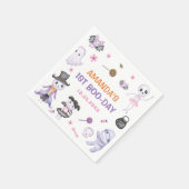 Spooky Halloween Ghost 1st Birthday Party Servet (Hoek)