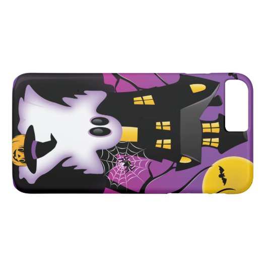 Spooky Halloween Ghost Case-Mate iPhone Case (Achterkant (Horizontaal))