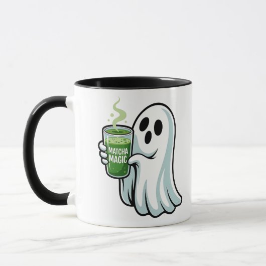 Spooky Halloween Ghost Drink Matcha Drink Mok (Links)