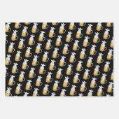 Spooky Halloween Ghost Inpakpapier Vel (Voorkant 2)