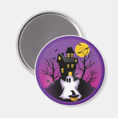 Spooky Halloween Ghost Magneet (Voorkant / Achterkant)