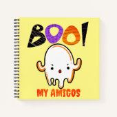 Spooky Halloween Ghost : Notitieboek (Voorkant)
