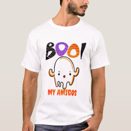 Spooky Halloween Ghost Sierkussen T-shirt