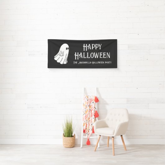 Spooky Halloween Ghost Spandoek (Insitu)