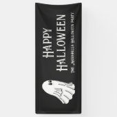 Spooky Halloween Ghost Spandoek (Verticaal)