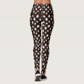 Spooky Halloween Ghost Spiders Snoep Leggings (Achterkant)