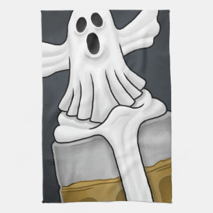 Spooky Halloween Ghost Theedoek