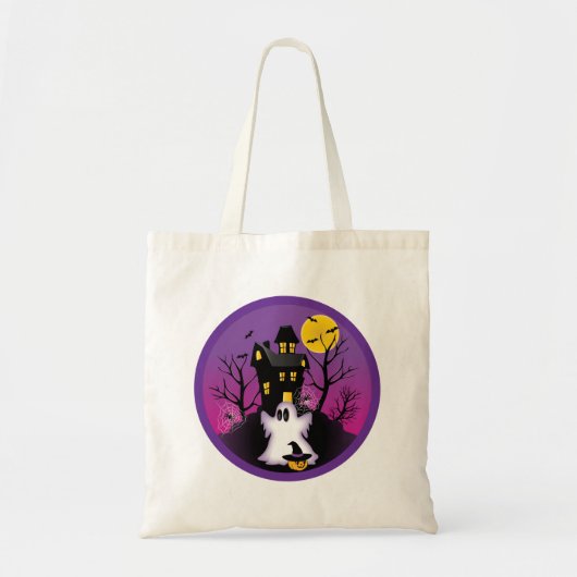 Spooky Halloween Ghost Tote Bag (Voorkant)