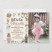 Spooky Halloween Ghost Verjaardag Laten we gaan Gh Kaart (Voorkant)