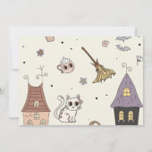 Spooky Halloween Ghost Verjaardag Laten we gaan Gh Kaart (Achterkant)