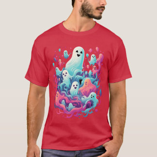 Spooky Halloween Ghosts boy T-shirt