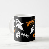 Spooky Halloween Ghosts Coffee Mok (Voorkant links)