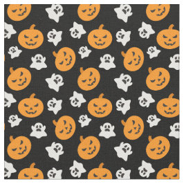 Spooky Halloween Ghosts en Jack O Lantern Stof