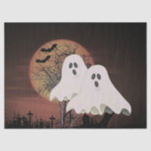 Spooky Halloween Ghosts Ontkoppelen Craft Tissuepapier (Voorkant)