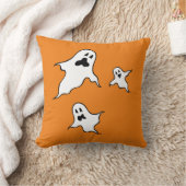 Spooky Halloween Ghosts Throw Cushion Kussen (Deken)