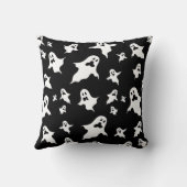 Spooky Halloween Ghosts Throw Cushion Kussen (Achterkant)