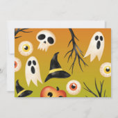 Spooky Halloween Ghosts Verjaardag Kinder Foto Kaart (Achterkant)