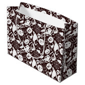 Spooky Halloween Gift Bag Groot Cadeauzakje (Achterkant Gekanteld)