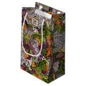 Spooky Halloween Gift Bag - Klein, glanzend Klein Cadeauzakje (Achterkant Gekanteld)
