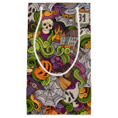 Spooky Halloween Gift Bag - Klein, glanzend Klein Cadeauzakje (Voorkant)