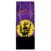 🎃 Spooky Halloween Gift Bag Wijn Cadeautas (Achterkant)