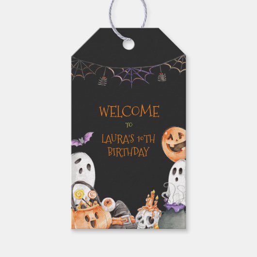 Spooky Halloween Gift Labels Cadeaulabel (Voorkant)