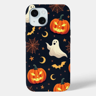Spooky Halloween Glow in de donkere iPhone-behuizi iPhone 15 Case